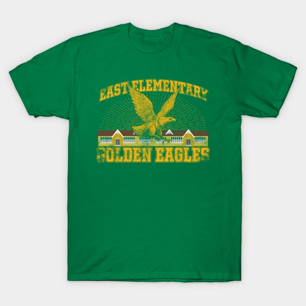 East Elementary Golden Eagles T-Shirt by rt-shirts